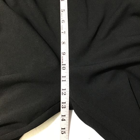 LULU'S SZ S Catch Me Sparkling Black Rhinestone Side Slit Wide-Leg Pants NEW B44 - Picture 6 of 8